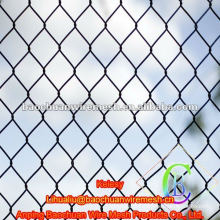 Chain link fence with PVC coated